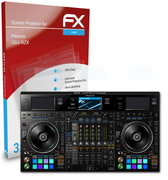 atFoliX FX-Clear Schutzfolie für Pioneer DDJ-RZX