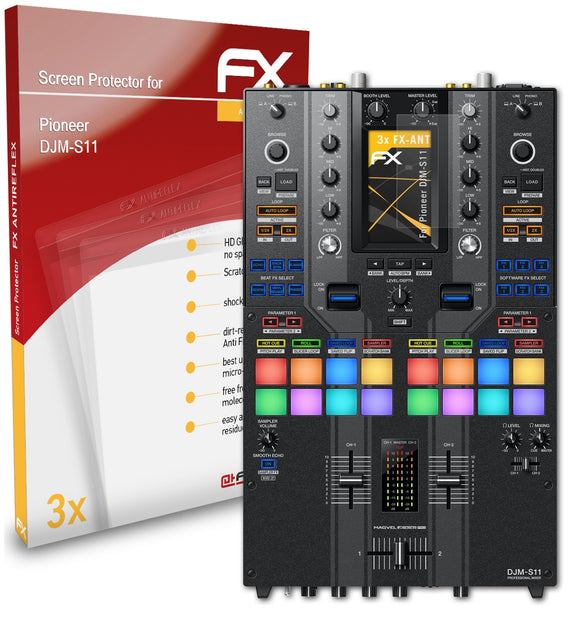 atFoliX FX-Antireflex Displayschutzfolie für Pioneer DJM-S11