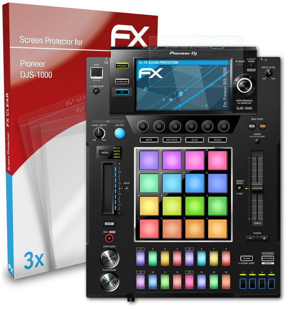 atFoliX FX-Clear Schutzfolie für Pioneer DJS-1000