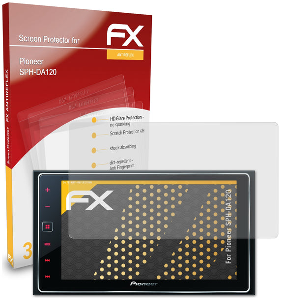 atFoliX FX-Antireflex Displayschutzfolie für Pioneer SPH-DA120