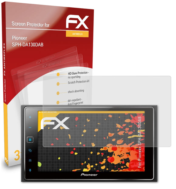 atFoliX FX-Antireflex Displayschutzfolie für Pioneer SPH-DA130DAB