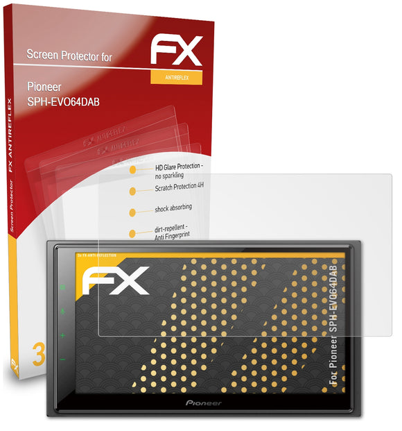 atFoliX FX-Antireflex Displayschutzfolie für Pioneer SPH-EVO64DAB