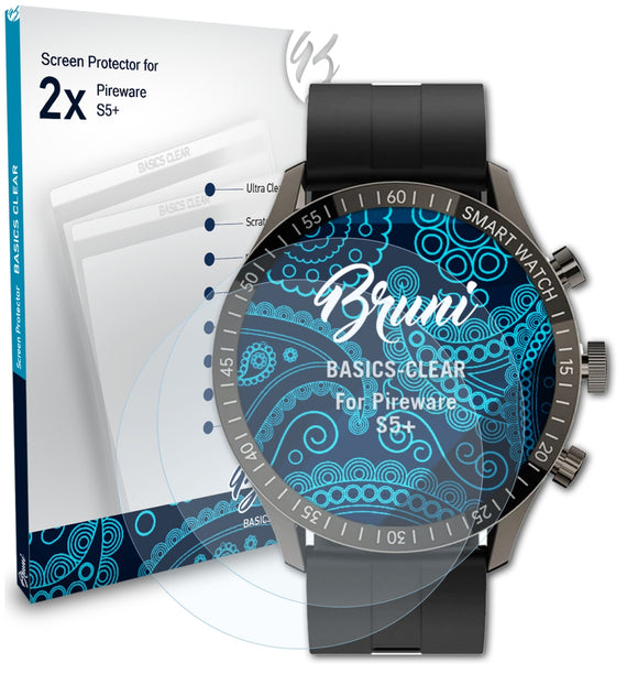Bruni Basics-Clear Displayschutzfolie für Pireware S5+