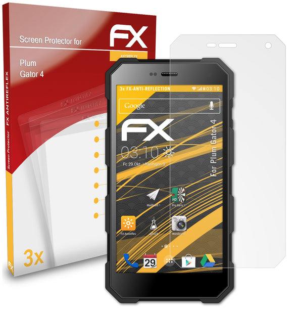 atFoliX FX-Antireflex Displayschutzfolie für Plum Gator 4