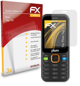 atFoliX FX-Antireflex Displayschutzfolie für Plum Tag 2 3G