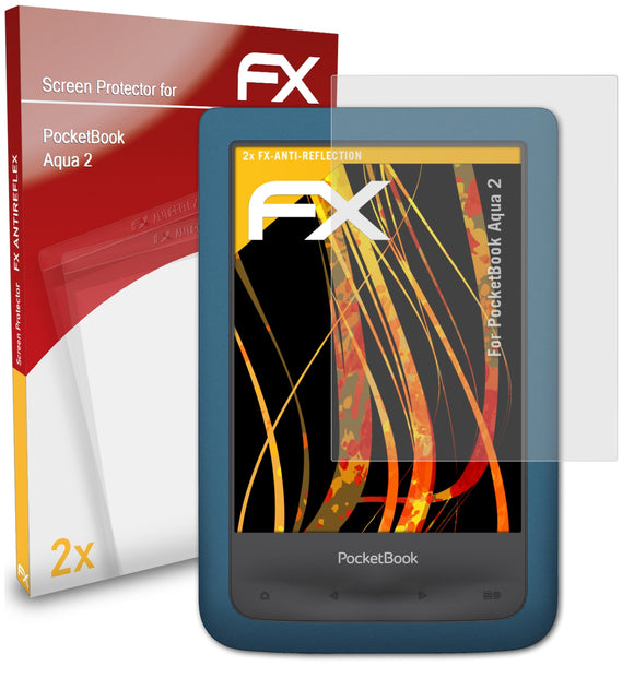atFoliX FX-Antireflex Displayschutzfolie für PocketBook Aqua 2