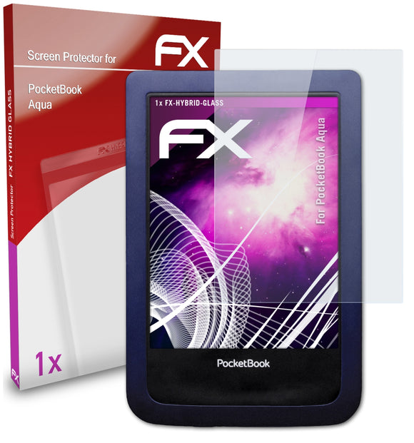atFoliX FX-Hybrid-Glass Panzerglasfolie für PocketBook Aqua
