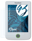Schutzfolie Bruni kompatibel mit PocketBook Basic 2, glasklare (2X)