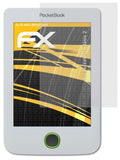 Panzerfolie atFoliX kompatibel mit PocketBook Basic 2, entspiegelnde und stoßdämpfende FX (2X)