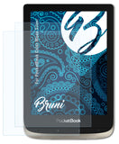 Schutzfolie Bruni kompatibel mit PocketBook Color Moon Silver, glasklare (2X)