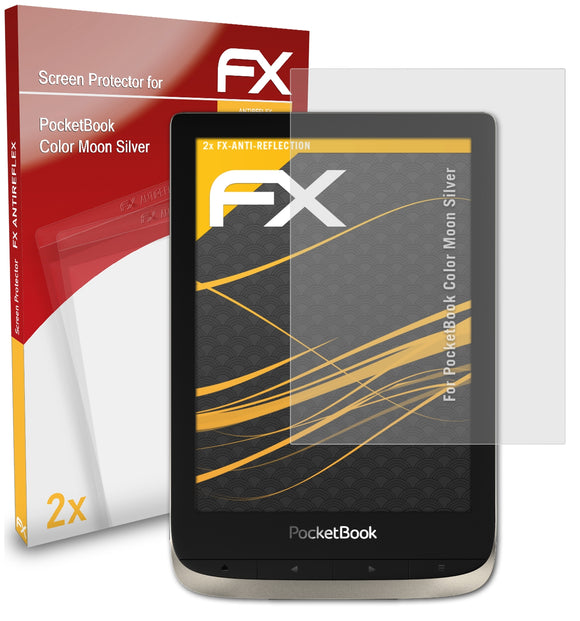 atFoliX FX-Antireflex Displayschutzfolie für PocketBook Color Moon Silver