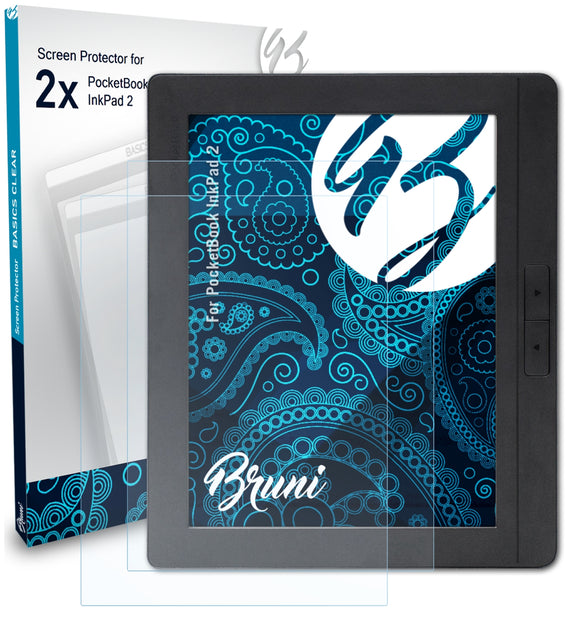 Bruni Basics-Clear Displayschutzfolie für PocketBook InkPad 2