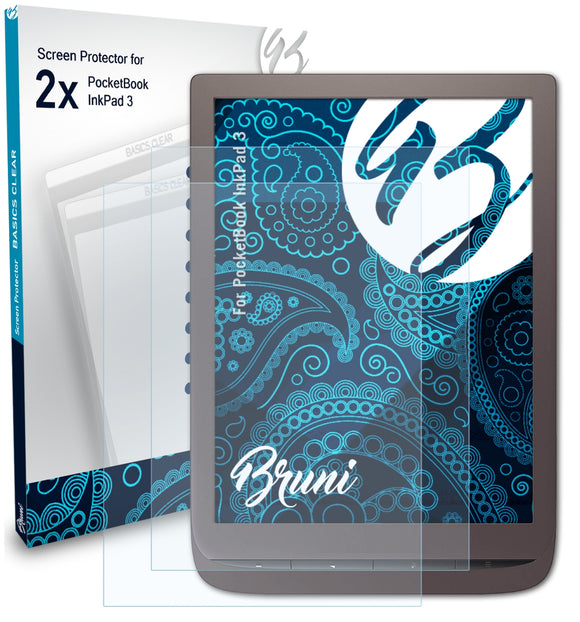 Bruni Basics-Clear Displayschutzfolie für PocketBook InkPad 3