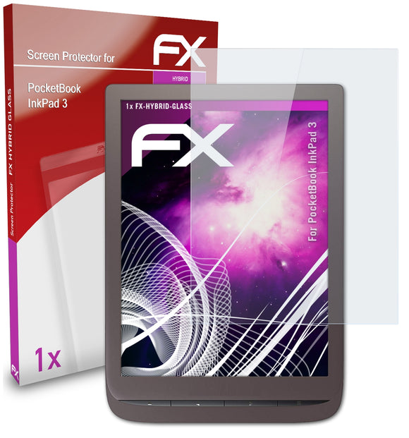 atFoliX FX-Hybrid-Glass Panzerglasfolie für PocketBook InkPad 3