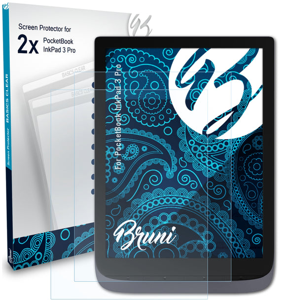 Bruni Basics-Clear Displayschutzfolie für PocketBook InkPad 3 Pro