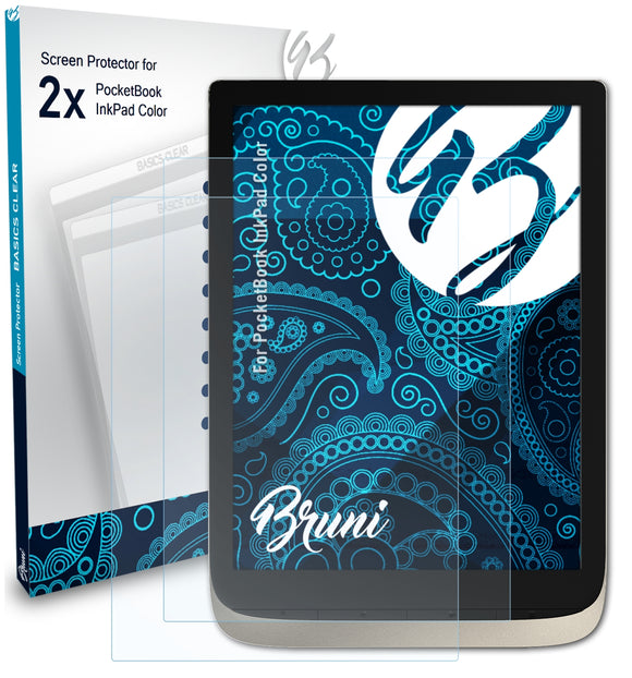 Bruni Basics-Clear Displayschutzfolie für PocketBook InkPad Color