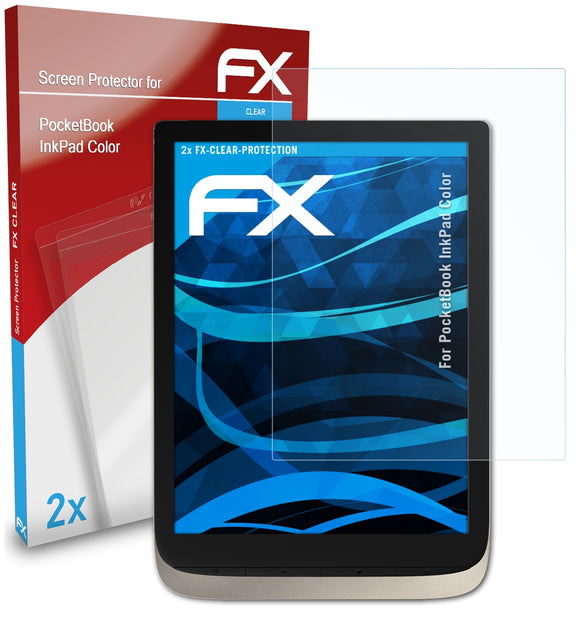 atFoliX FX-Clear Schutzfolie für PocketBook InkPad Color