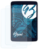 Schutzfolie Bruni kompatibel mit PocketBook SURFpad 3 (7,85), glasklare (2X)