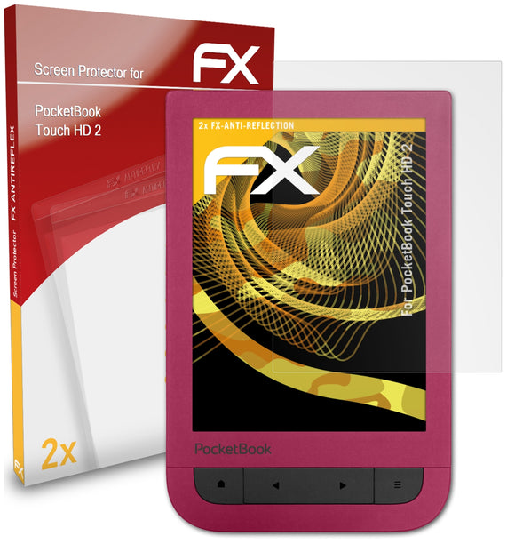 atFoliX FX-Antireflex Displayschutzfolie für PocketBook Touch HD 2