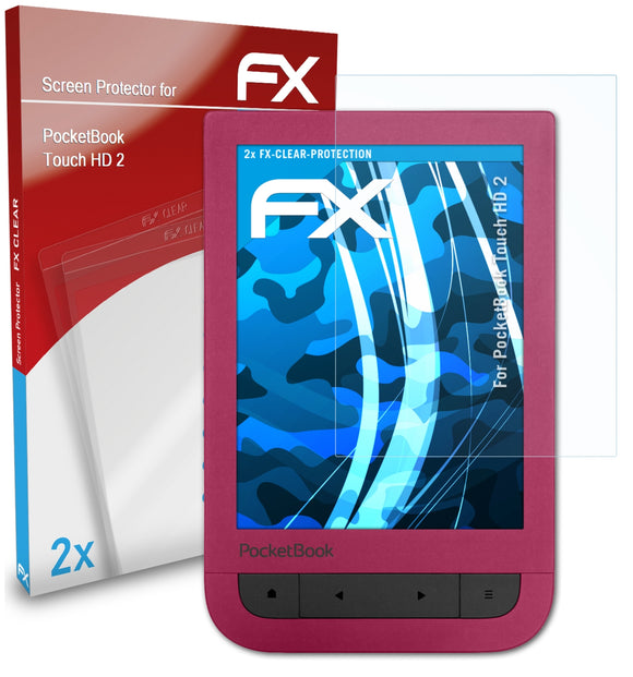 atFoliX FX-Clear Schutzfolie für PocketBook Touch HD 2