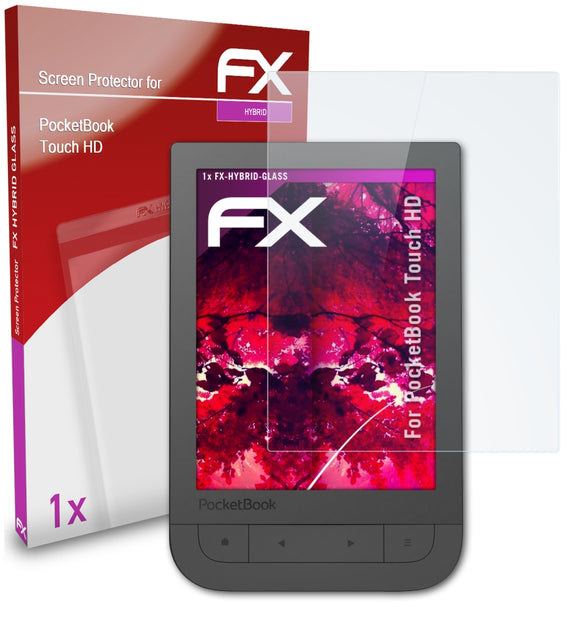 atFoliX FX-Hybrid-Glass Panzerglasfolie für PocketBook Touch HD