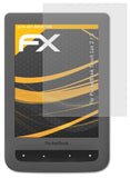 Panzerfolie atFoliX kompatibel mit PocketBook Touch Lux 2 / 3, entspiegelnde und stoßdämpfende FX (2X)