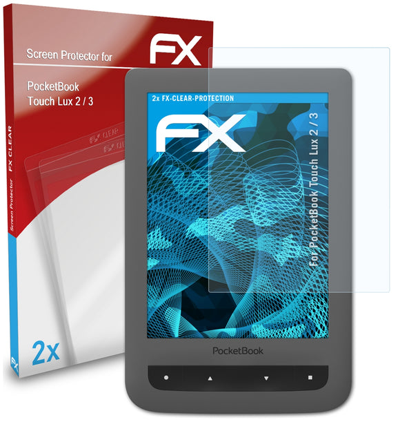 atFoliX FX-Clear Schutzfolie für PocketBook Touch Lux 2 / 3