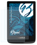 Schutzfolie Bruni kompatibel mit PocketBook Touch Lux 4, glasklare (2X)