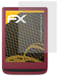 Panzerfolie atFoliX kompatibel mit PocketBook Touch Lux 5, entspiegelnde und stoßdämpfende FX (2X)