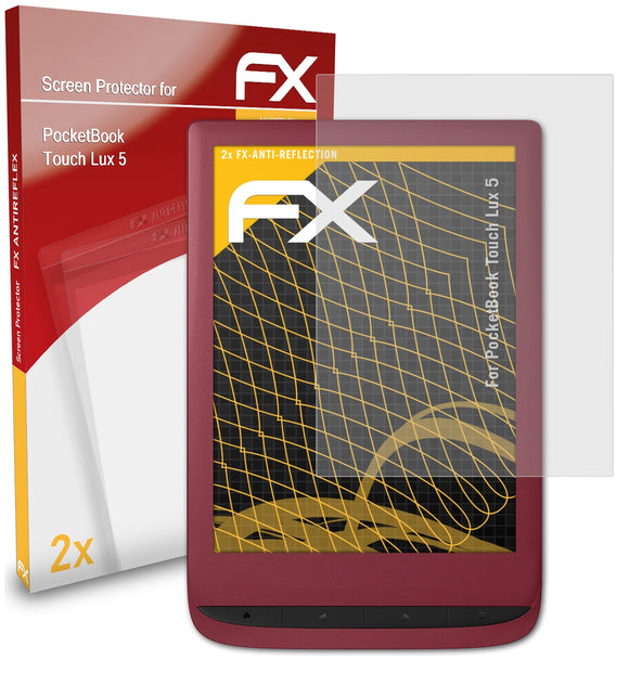 atFoliX FX-Antireflex Displayschutzfolie für PocketBook Touch Lux 5