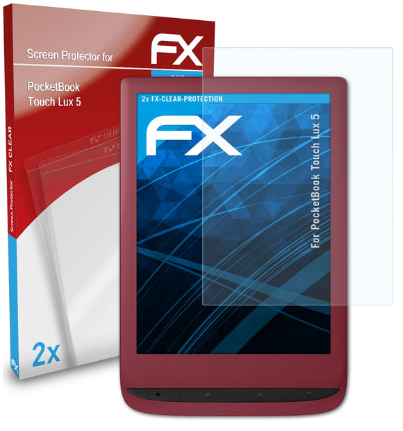 atFoliX FX-Clear Schutzfolie für PocketBook Touch Lux 5