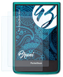 Schutzfolie Bruni kompatibel mit PocketBook Ultra, glasklare (2X)