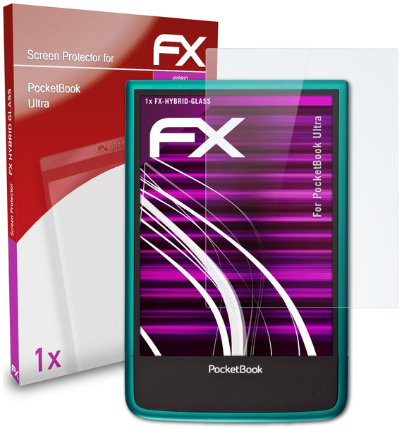 atFoliX FX-Hybrid-Glass Panzerglasfolie für PocketBook Ultra