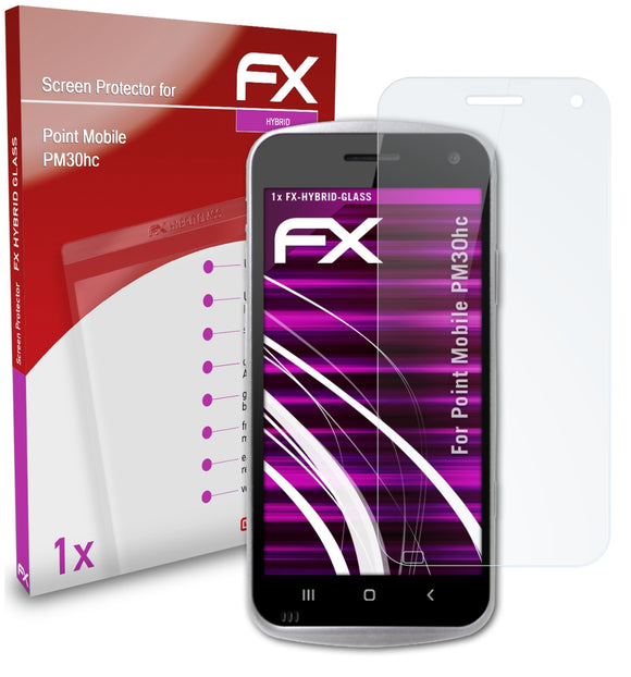 atFoliX FX-Hybrid-Glass Panzerglasfolie für Point Mobile PM30hc