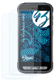 Schutzfolie Bruni kompatibel mit Point Mobile PM45, glasklare (2X)