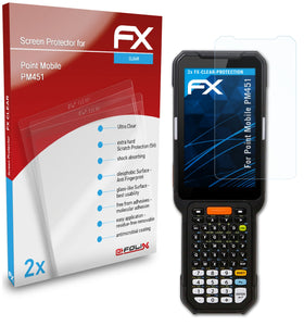 atFoliX FX-Clear Schutzfolie für Point Mobile PM451