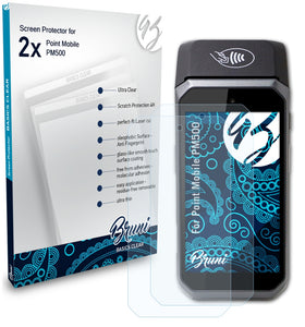 Bruni Basics-Clear Displayschutzfolie für Point Mobile PM500