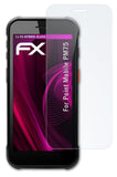 Glasfolie atFoliX kompatibel mit Point Mobile PM75, 9H Hybrid-Glass FX