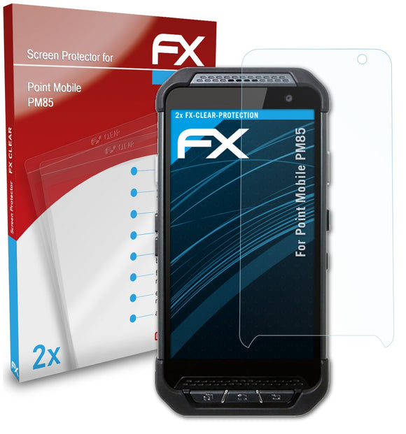 atFoliX FX-Clear Schutzfolie für Point Mobile PM85
