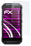 Glasfolie atFoliX kompatibel mit Point Mobile PM85, 9H Hybrid-Glass FX