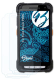 Schutzfolie Bruni kompatibel mit Point Mobile PM90, glasklare (2X)