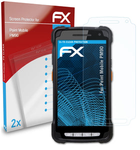 atFoliX FX-Clear Schutzfolie für Point Mobile PM90