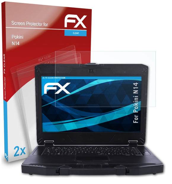 atFoliX FX-Clear Schutzfolie für Pokini N14