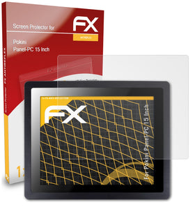 atFoliX FX-Antireflex Displayschutzfolie für Pokini Panel-PC 15 Inch