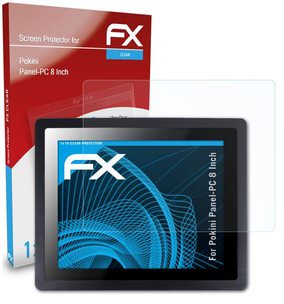 atFoliX FX-Clear Schutzfolie für Pokini Panel-PC 8 Inch