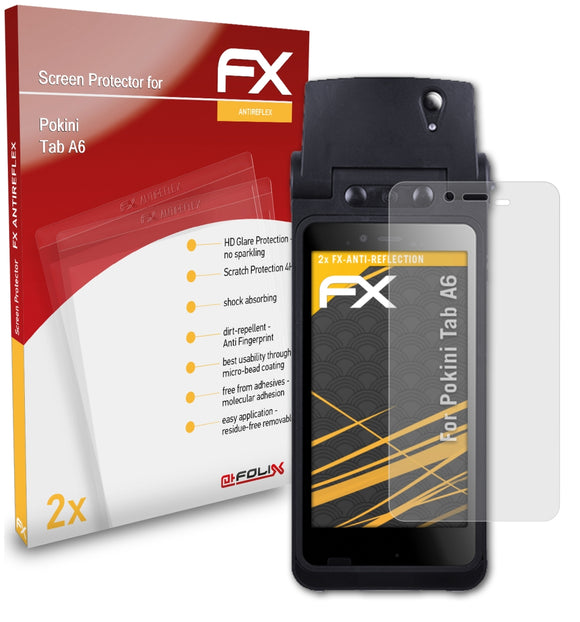 atFoliX FX-Antireflex Displayschutzfolie für Pokini Tab A6