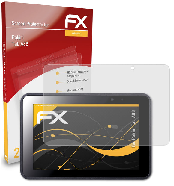 atFoliX FX-Antireflex Displayschutzfolie für Pokini Tab A8B
