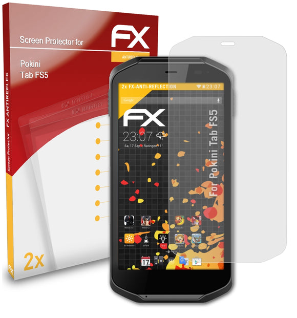 atFoliX FX-Antireflex Displayschutzfolie für Pokini Tab FS5
