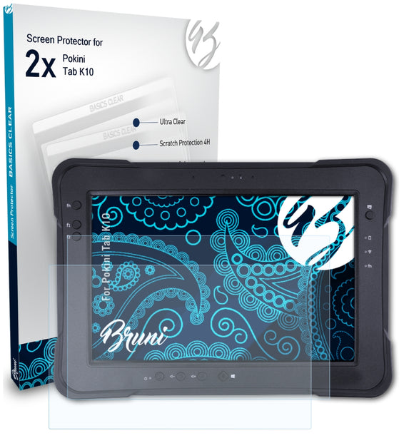 Bruni Basics-Clear Displayschutzfolie für Pokini Tab K10