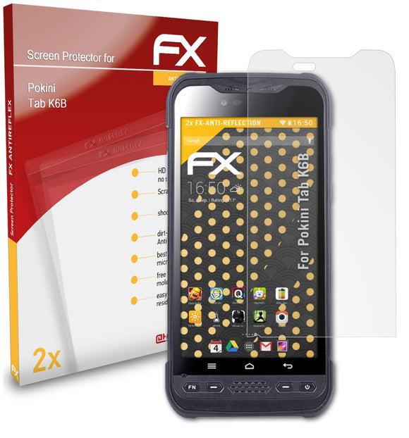 atFoliX FX-Antireflex Displayschutzfolie für Pokini Tab K6B